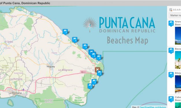 Punta Cana Beaches Map – Dominican Republic